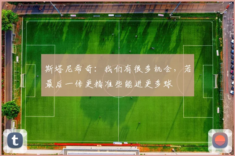 斯塔尼希奇：我们有很多机会，若最后一传更精准些能进更多球